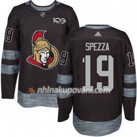 Ottawa Senators Dresy Jason Spezza 19 1917-2017 100th Anniversary Adidas Černá Authentic - Pánské
